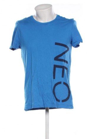 Herren T-Shirt Adidas, Größe L, Farbe Blau, Preis € 19,96