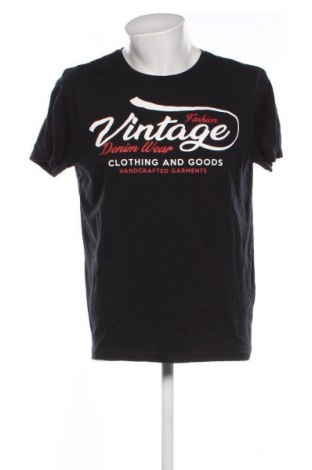 Ανδρικό t-shirt Ajc, Μέγεθος L, Χρώμα Μαύρο, Τιμή 12,99 €