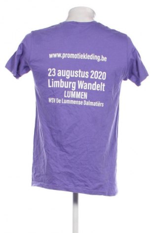 Ανδρικό t-shirt B&C Collection, Μέγεθος L, Χρώμα Βιολετί, Τιμή 12,99 €