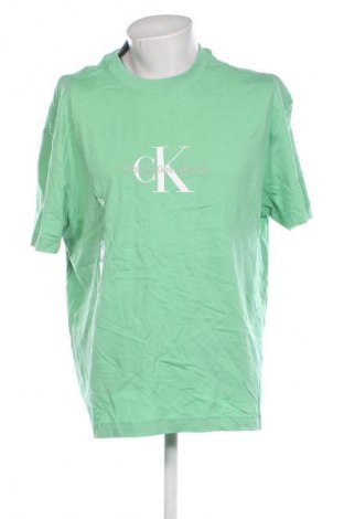 Herren T-Shirt Calvin Klein Jeans, Größe L, Farbe Grün, Preis € 53,99