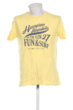 Herren T-Shirt Hampton Republic, Größe M, Farbe Gelb, Preis € 23,99