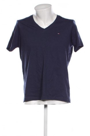 Męski T-shirt Hilfiger Denim, Rozmiar XL, Kolor Niebieski, Cena 134,99 zł