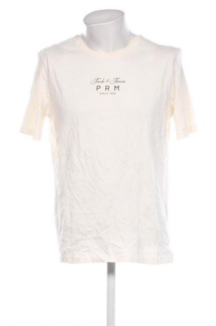Ανδρικό t-shirt Jack & Jones PREMIUM, Μέγεθος XL, Χρώμα Εκρού, Τιμή 15,99 €