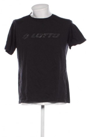 Męski T-shirt Lotto, Rozmiar L, Kolor Czarny, Cena 49,99 zł