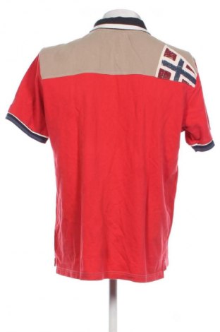 Herren T-Shirt Napapijri, Größe XXL, Farbe Rot, Preis 28,00 €