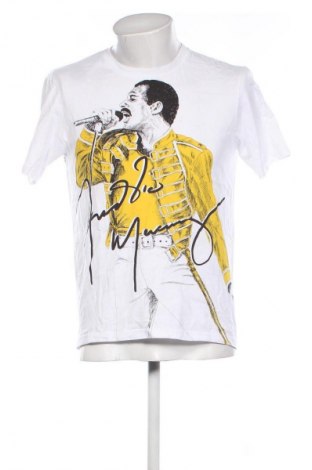 Męski T-shirt Pull&Bear, Rozmiar M, Kolor Biały, Cena 43,68 zł