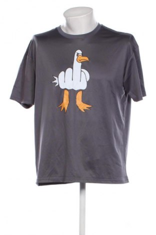 Ανδρικό t-shirt Unbranded, Μέγεθος XL, Χρώμα Γκρί, Τιμή 12,99 €
