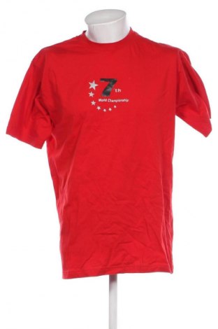 Męski T-shirt Unbranded, Rozmiar XL, Kolor Czerwony, Cena 78,16 zł