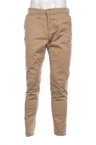 Męskie spodnie Pull&Bear, Rozmiar L, Kolor Beżowy, Cena 51,99 zł