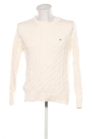 Мъжки пуловер Tommy Hilfiger, Размер M, Цвят Екрю, Цена 219,99 лв.