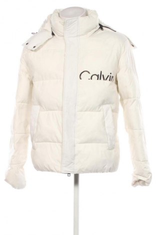 Herrenjacke Calvin Klein Jeans, Größe L, Farbe Ecru, Preis € 254,99
