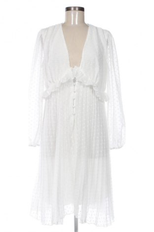 Φόρεμα Boohoo, Μέγεθος L, Χρώμα Λευκό, Τιμή 27,70 €