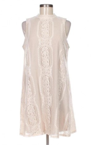 Kleid Fire Los Angeles, Größe S, Farbe Beige, Preis 31,99 €