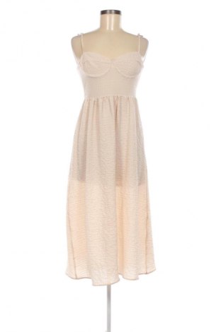 Kleid Stradivarius, Größe S, Farbe Beige, Preis 20,52 €