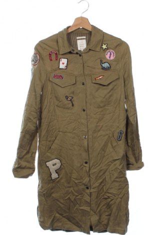 Sukienka Zara Trafaluc, Rozmiar XS, Kolor Zielony, Cena 157,99 zł