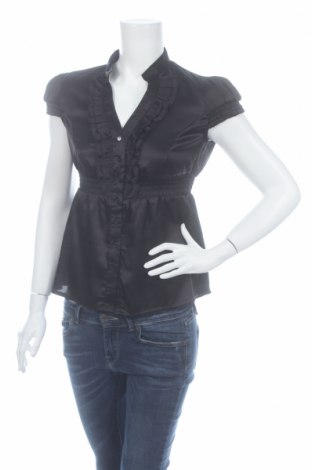 Γυναικείο πουκάμισο Bpc Bonprix Collection, Μέγεθος S, Χρώμα Μαύρο, Τιμή 8,66 €