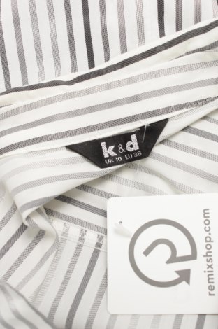 Γυναικείο πουκάμισο K&d, Μέγεθος M, Χρώμα Λευκό, Τιμή 12,37 €