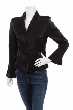 Γυναικείο πουκάμισο, Μέγεθος L, Χρώμα Μαύρο, Τιμή 17,01 €
