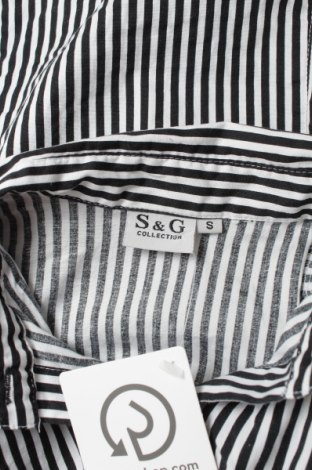 Γυναικείο πουκάμισο S & G, Μέγεθος S, Χρώμα Μαύρο, Τιμή 18,04 €