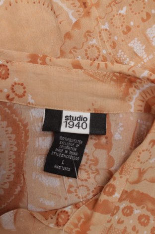 Γυναικείο πουκάμισο Studio 1940, Μέγεθος L, Χρώμα  Μπέζ, Τιμή 15,46 €
