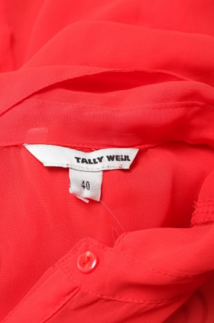Γυναικείο πουκάμισο Tally Weijl, Μέγεθος L, Χρώμα Κόκκινο, Τιμή 16,08 €