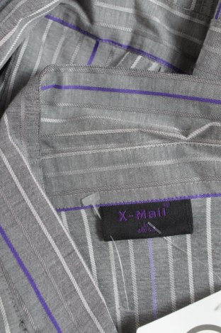 Γυναικείο πουκάμισο X-Mail, Μέγεθος L, Χρώμα Γκρί, Τιμή 21,13 €