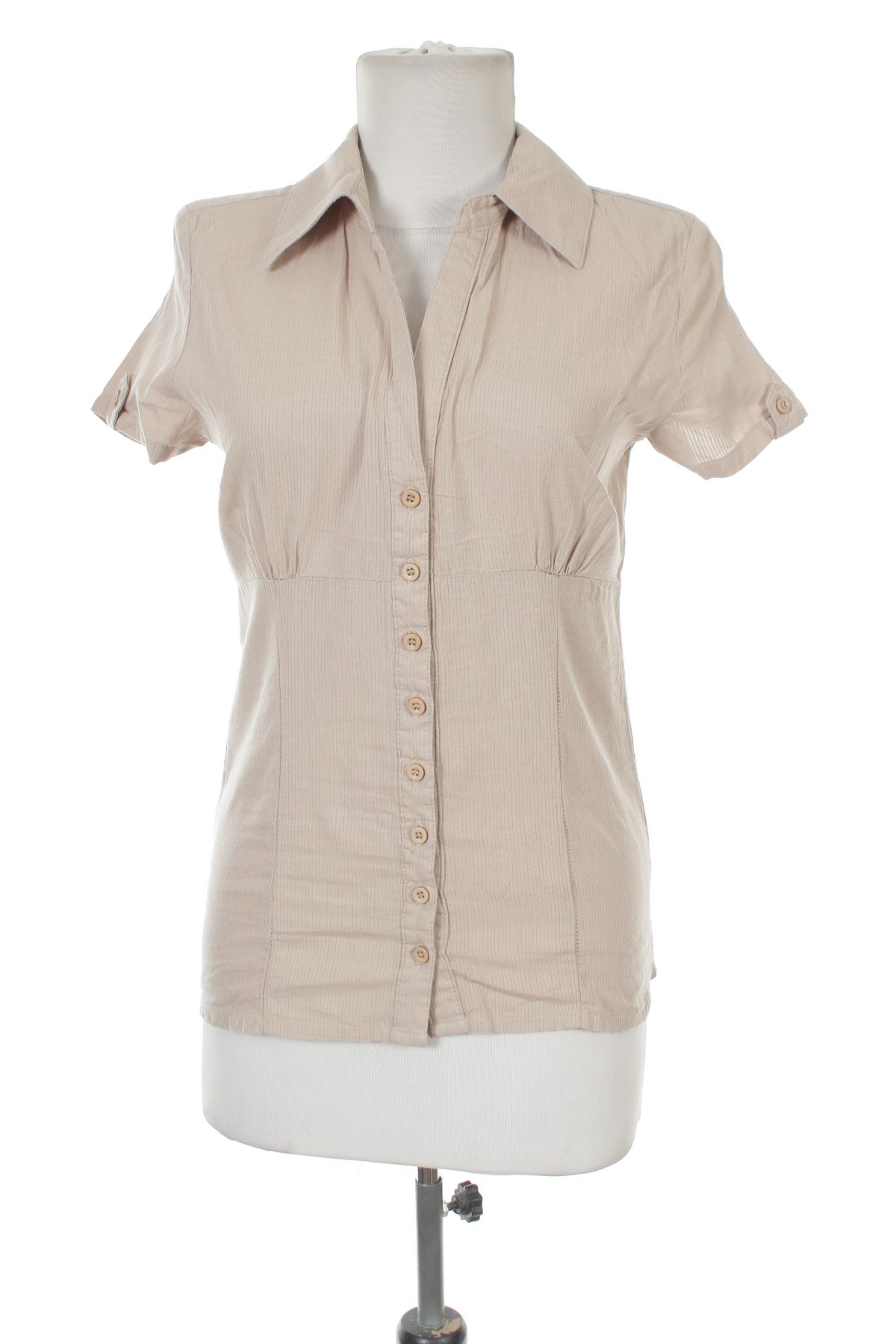 Γυναικείο πουκάμισο, Μέγεθος XS, Χρώμα  Μπέζ, Τιμή 13,40 €