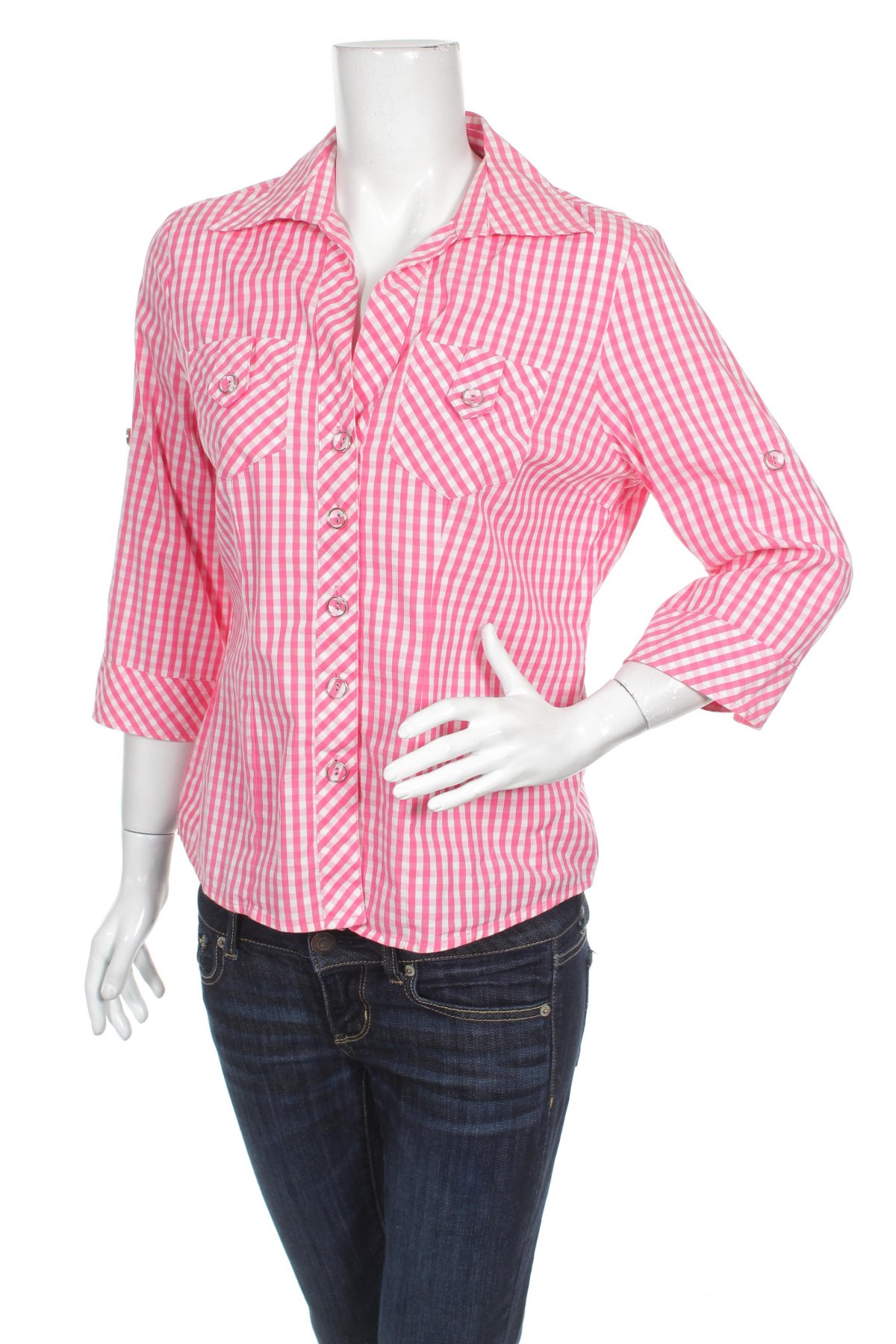 Γυναικείο πουκάμισο Canda, Μέγεθος M, Χρώμα Ρόζ , Τιμή 15,46 €