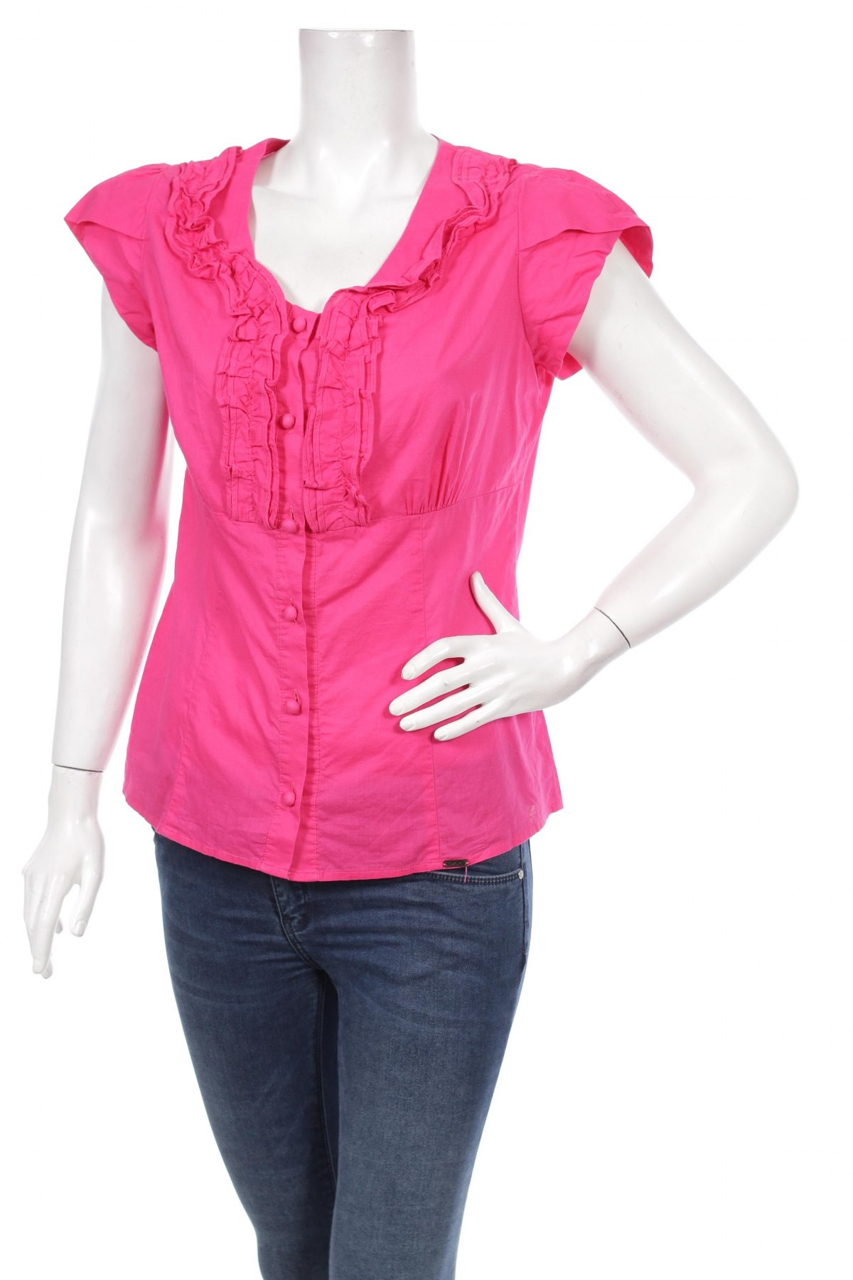 Γυναικείο πουκάμισο Danini, Μέγεθος L, Χρώμα Ρόζ , Τιμή 12,37 €