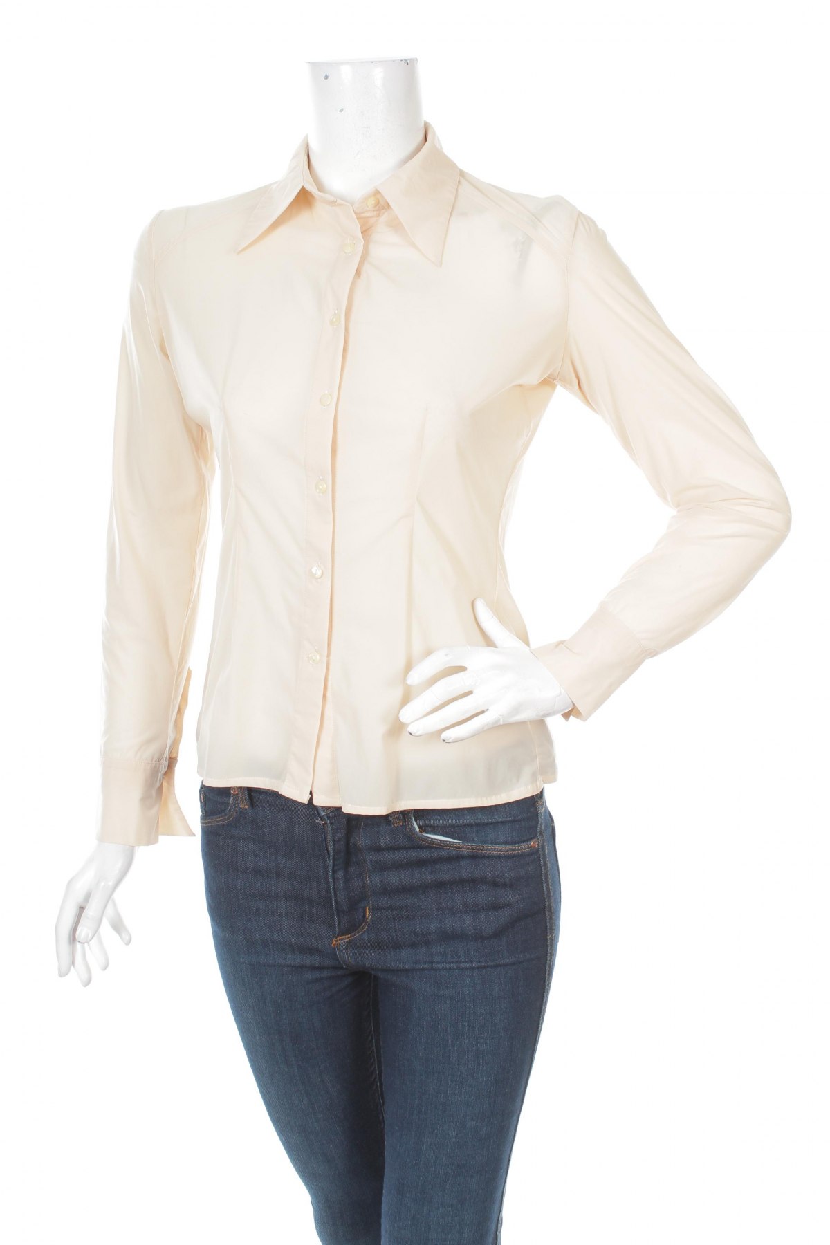 Γυναικείο πουκάμισο Dico, Μέγεθος S, Χρώμα  Μπέζ, Τιμή 11,34 €