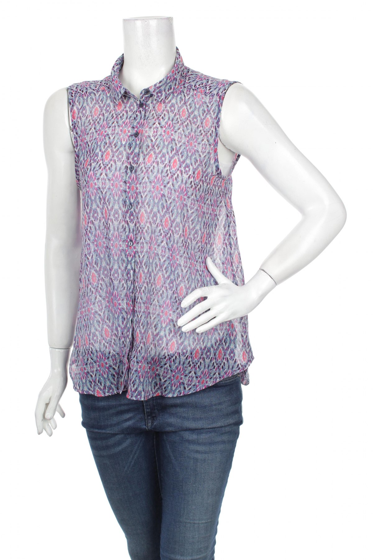 Γυναικείο πουκάμισο H&M, Μέγεθος L, Χρώμα Πολύχρωμο, Τιμή 11,86 €