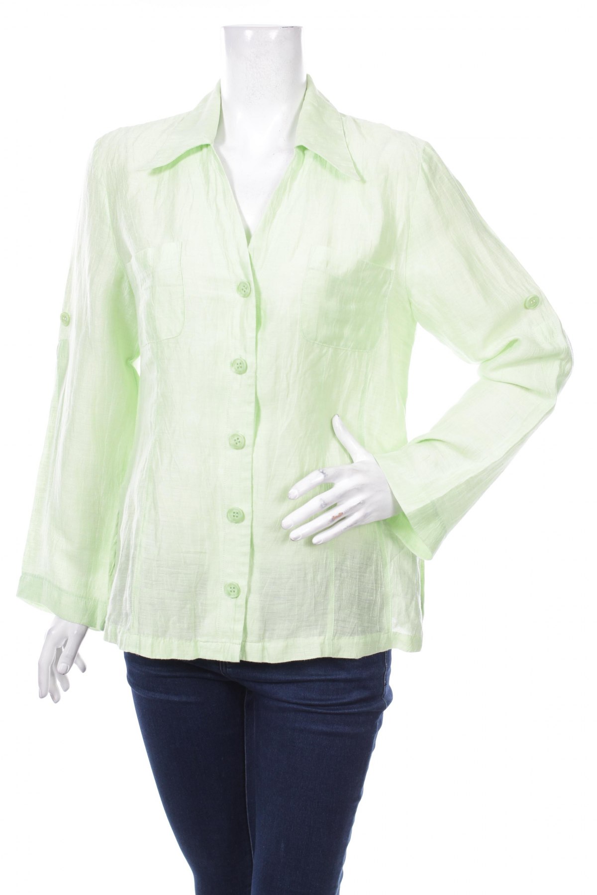 Γυναικείο πουκάμισο Monari, Μέγεθος M, Χρώμα Πράσινο, Τιμή 26,80 €