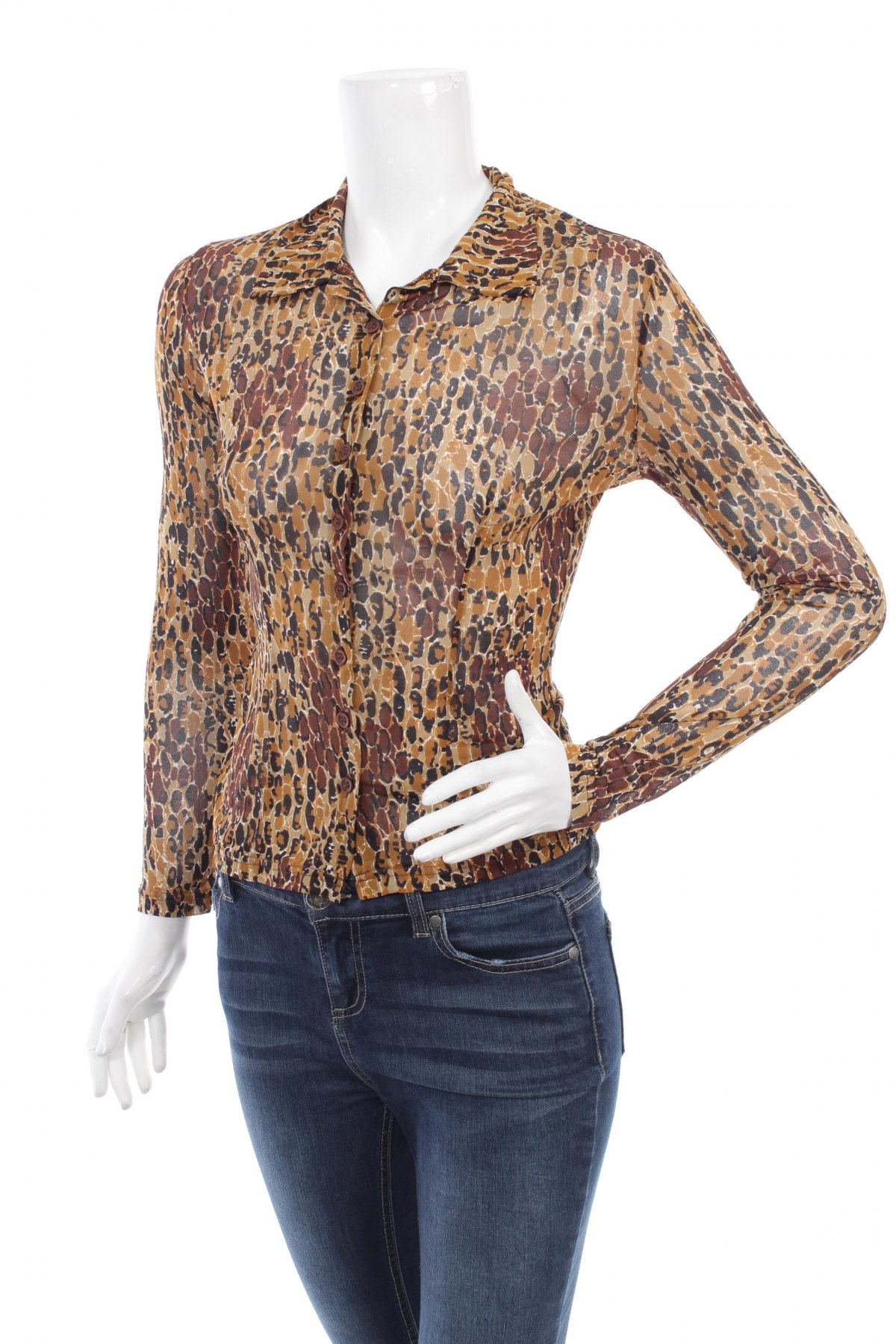 Γυναικείο πουκάμισο Morgan, Μέγεθος S, Χρώμα Πολύχρωμο, Τιμή 17,53 €
