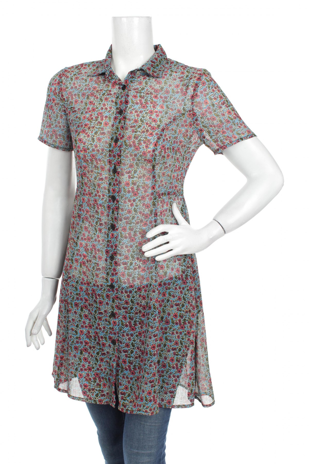 Γυναικείο πουκάμισο New Look, Μέγεθος S, Χρώμα Πολύχρωμο, Τιμή 16,75 €