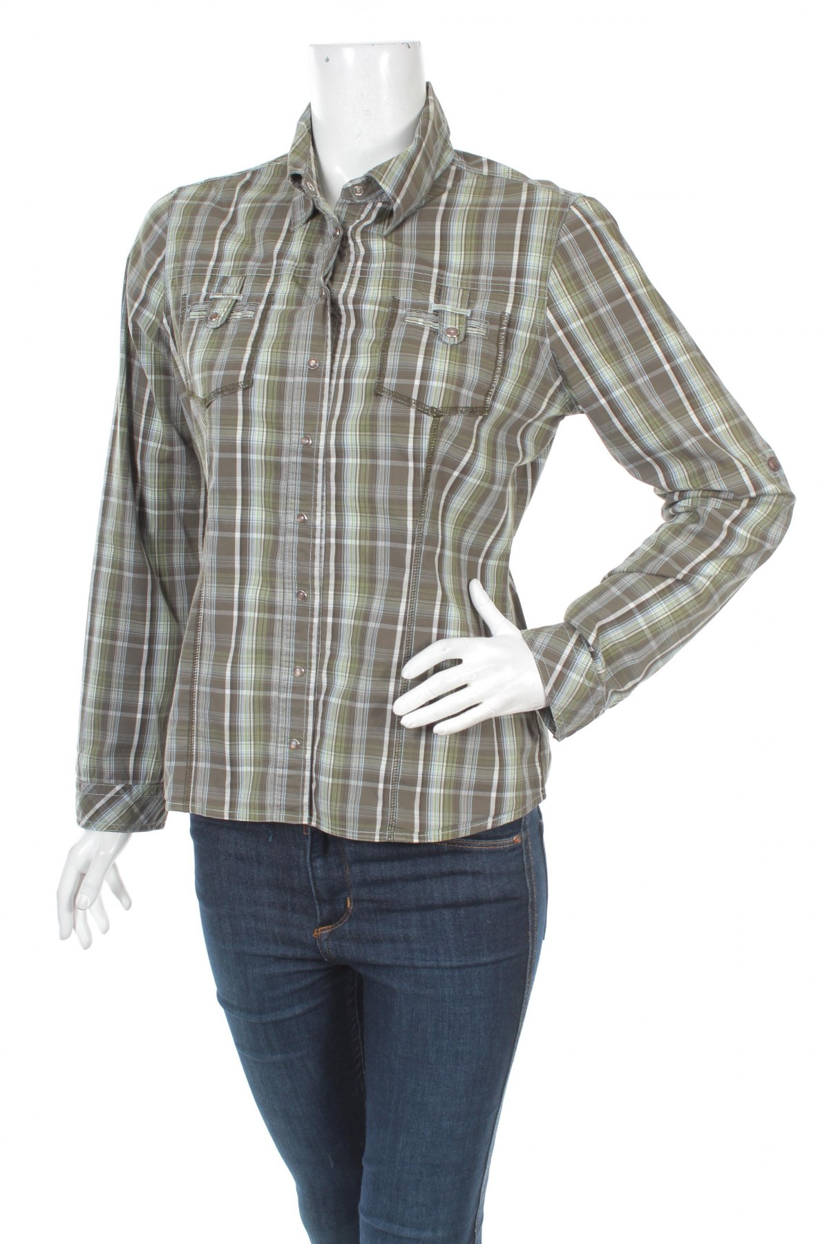 Γυναικείο πουκάμισο Street One, Μέγεθος M, Χρώμα Πράσινο, Τιμή 21,13 €
