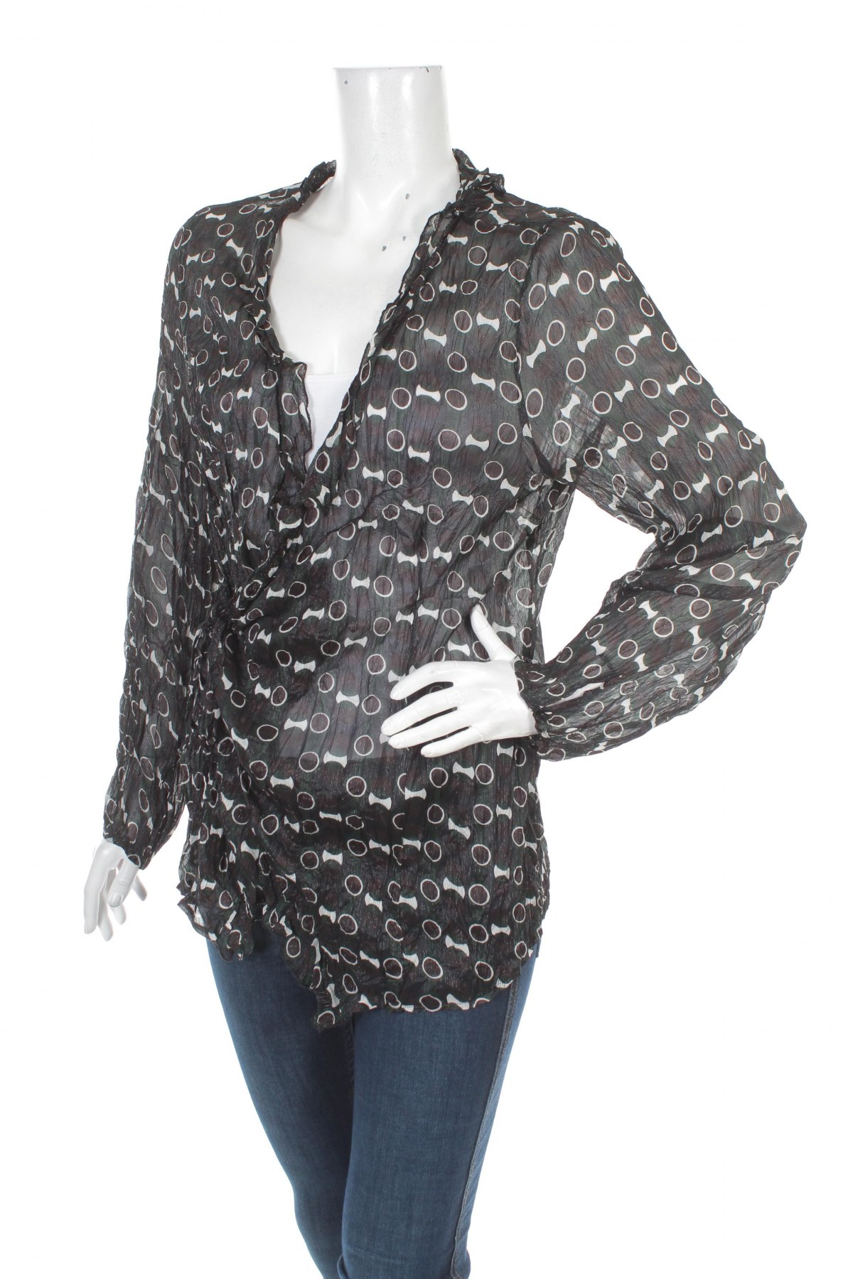 Γυναικείο πουκάμισο Street One, Μέγεθος XL, Χρώμα Πολύχρωμο, Τιμή 15,98 €