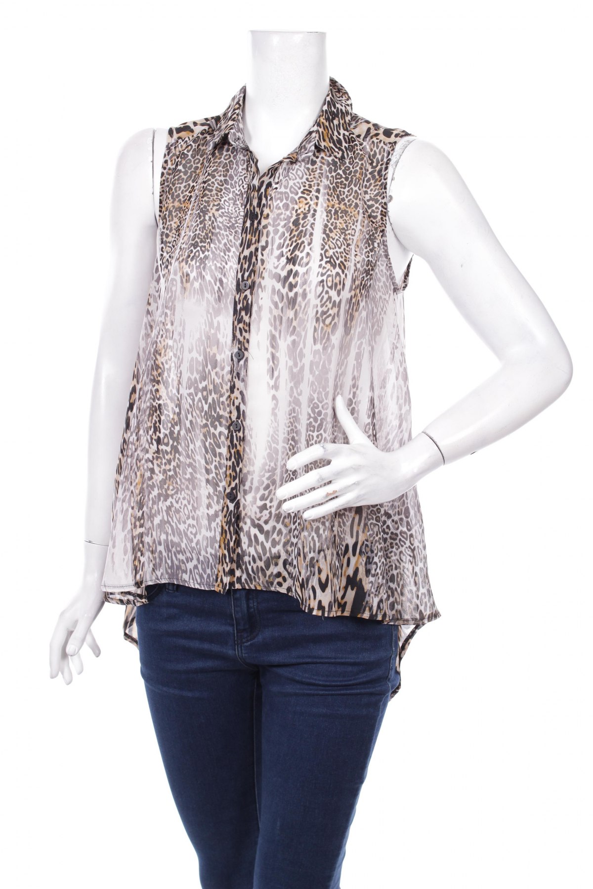 Γυναικείο πουκάμισο Topshop, Μέγεθος M, Χρώμα Πολύχρωμο, Τιμή 11,86 €