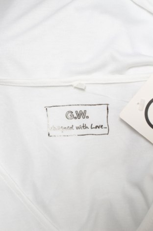 Дамска блуза G.W., Размер XL, Цвят Бял, Цена 29,00 лв.
