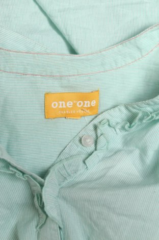 Дамска риза One By One, Размер S, Цвят Зелен, Цена 18,00 лв.