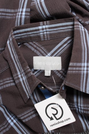 Мъжка риза Carlo Colucci, Размер M, Цвят Кафяв, Цена 23,00 лв.