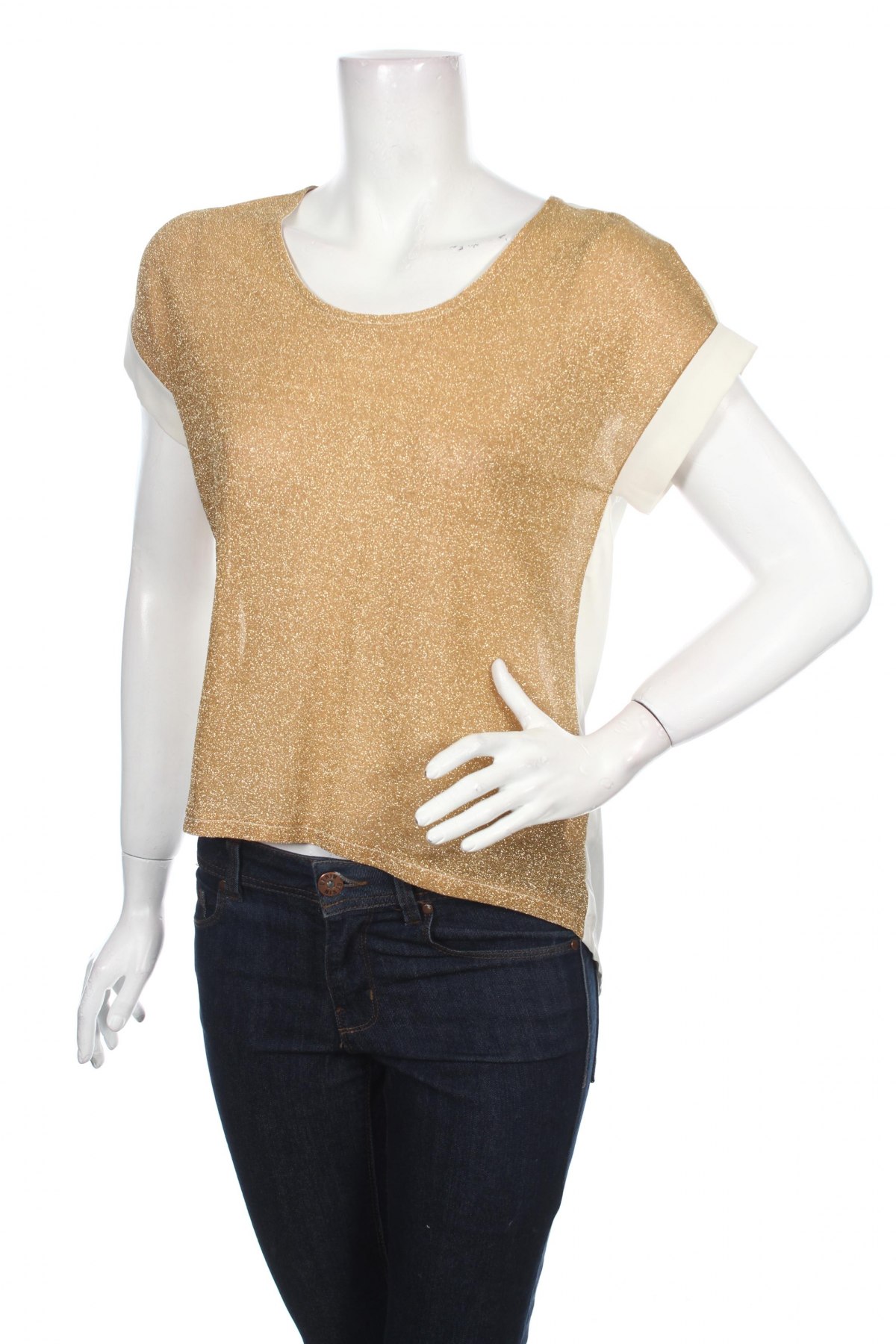 Γυναικεία μπλούζα, Μέγεθος M, Χρώμα Χρυσαφί, Τιμή 11,86 €