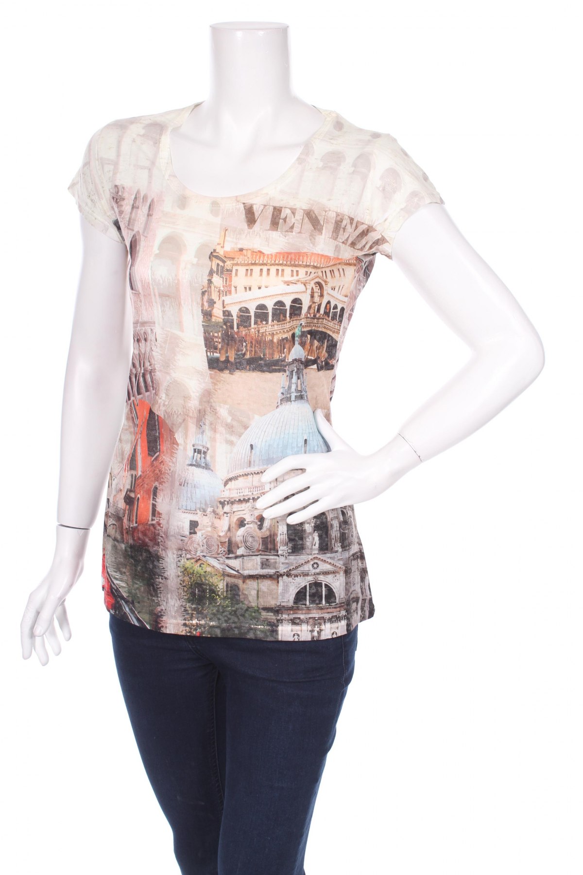 Дамска блуза Louise Orop, Размер M, Цвят Многоцветен, Цена 41,00 лв.