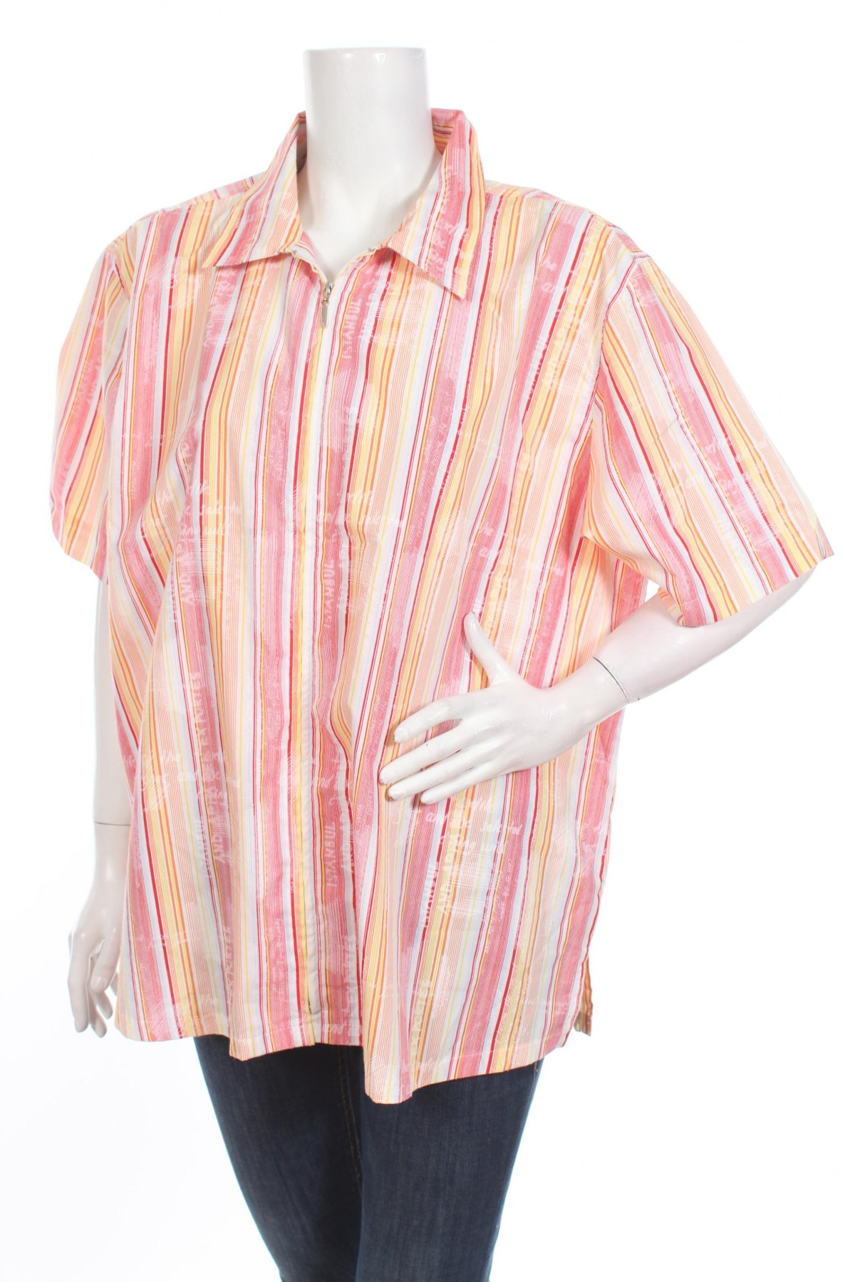 Дамска риза Gina Laura, Размер XXL, Цвят Многоцветен, Цена 18,00 лв.
