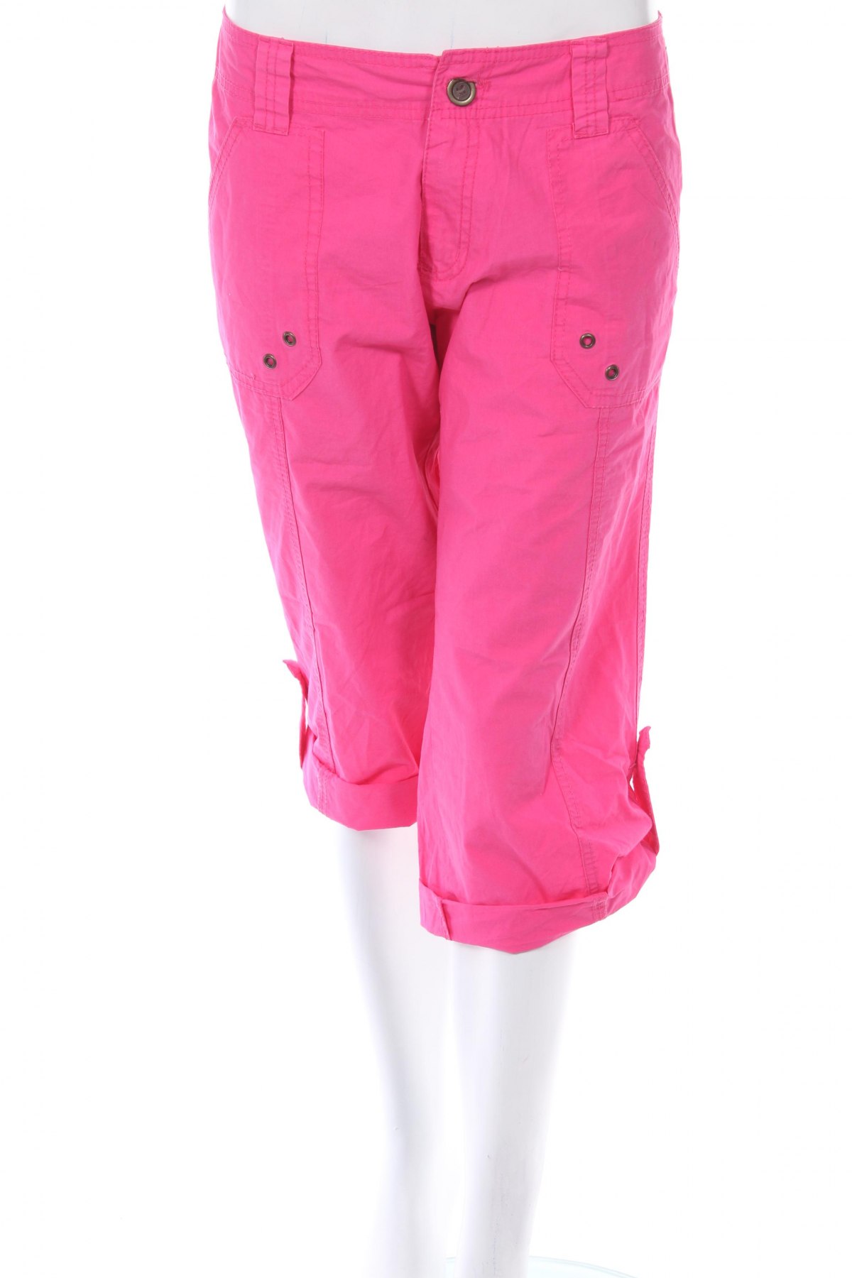 Дамски панталон Denim&Co., Размер M, Цвят Розов, Цена 20,00 лв.