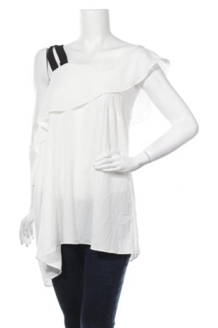 Дамска блуза City Chic, Размер XXL, Цвят Бял, 95% полиестер, 5% еластан, Цена 17,85 лв.