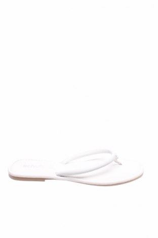 Γυναικείες παντόφλες Schuh, Μέγεθος 39, Χρώμα Λευκό, Γνήσιο δέρμα, Τιμή 30,93 €