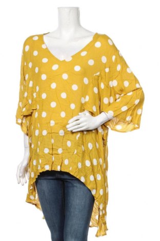 Bluză de femei, Mărime XL, Culoare Galben, Viscoză, Preț 34,48 Lei