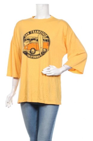 Γυναικεία μπλούζα, Μέγεθος L, Χρώμα Κίτρινο, 65% βαμβάκι, 35% πολυεστέρας, Τιμή 8,95 €