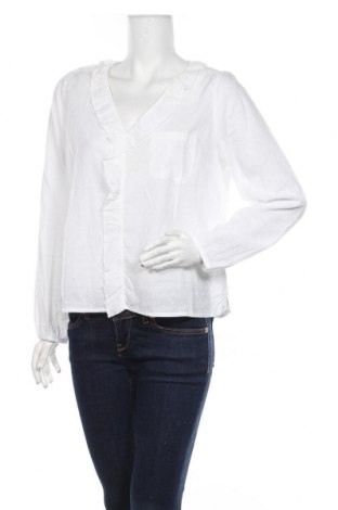 Дамска блуза Abercrombie & Fitch, Размер L, Цвят Бял, Памук, Цена 54,00 лв.