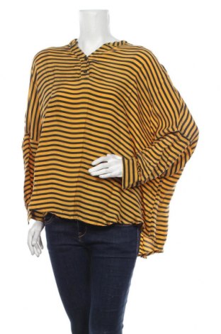 Дамска блуза American Vintage, Размер S, Цвят Жълт, Купро, Цена 38,00 лв.